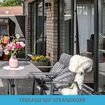 Kuestenkojen Mit 4 Fuer 1 Bis 8 Pers Mit Diversen Schlafzimmern, Garten Oder Balkon بوسم