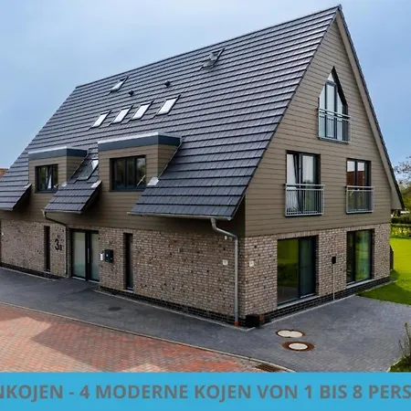 Apartment Haus Kuestenkojen Mit 4 Fuer 1 Bis 18 Pers, E-ladesaeulen, Garten Oder Balkon *