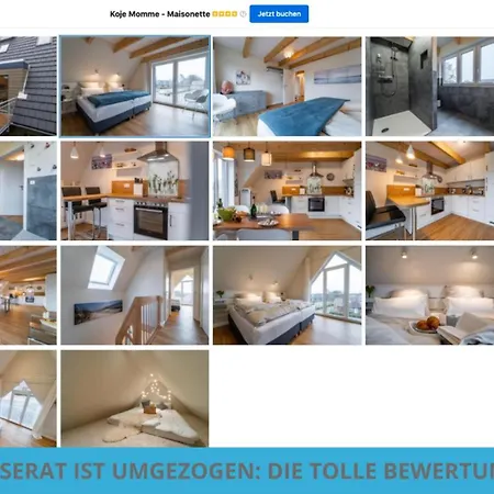 Daire Kuestenkojen Mit 4 Fuer 1 Bis 8 Pers Mit Diversen Schlafzimmern, Garten Oder Balkon Büsum