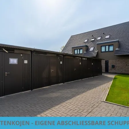 Kuestenkojen Mit 4 Fuer 1 Bis 8 Pers Mit Diversen Schlafzimmern, Garten Oder Balkon شقة بوسم